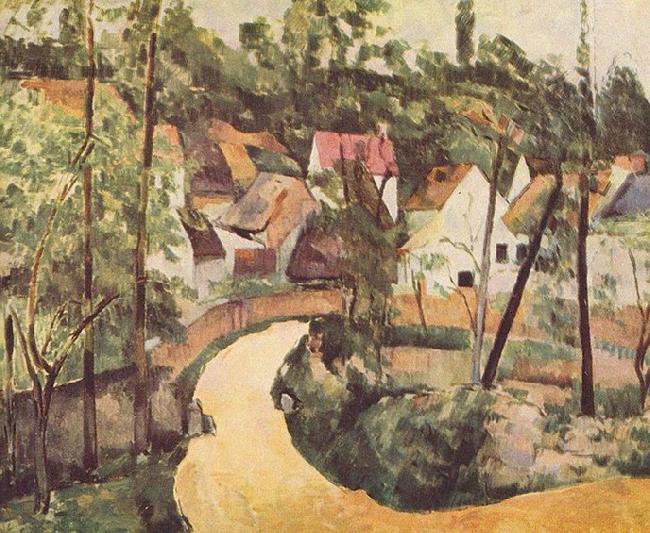 Paul Cezanne Strabenbiegung Germany oil painting art